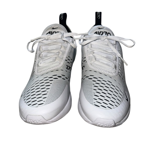 Nike Women's Air Max 270 White/Black Sneakers Sz 8 - Picture 6 of 12